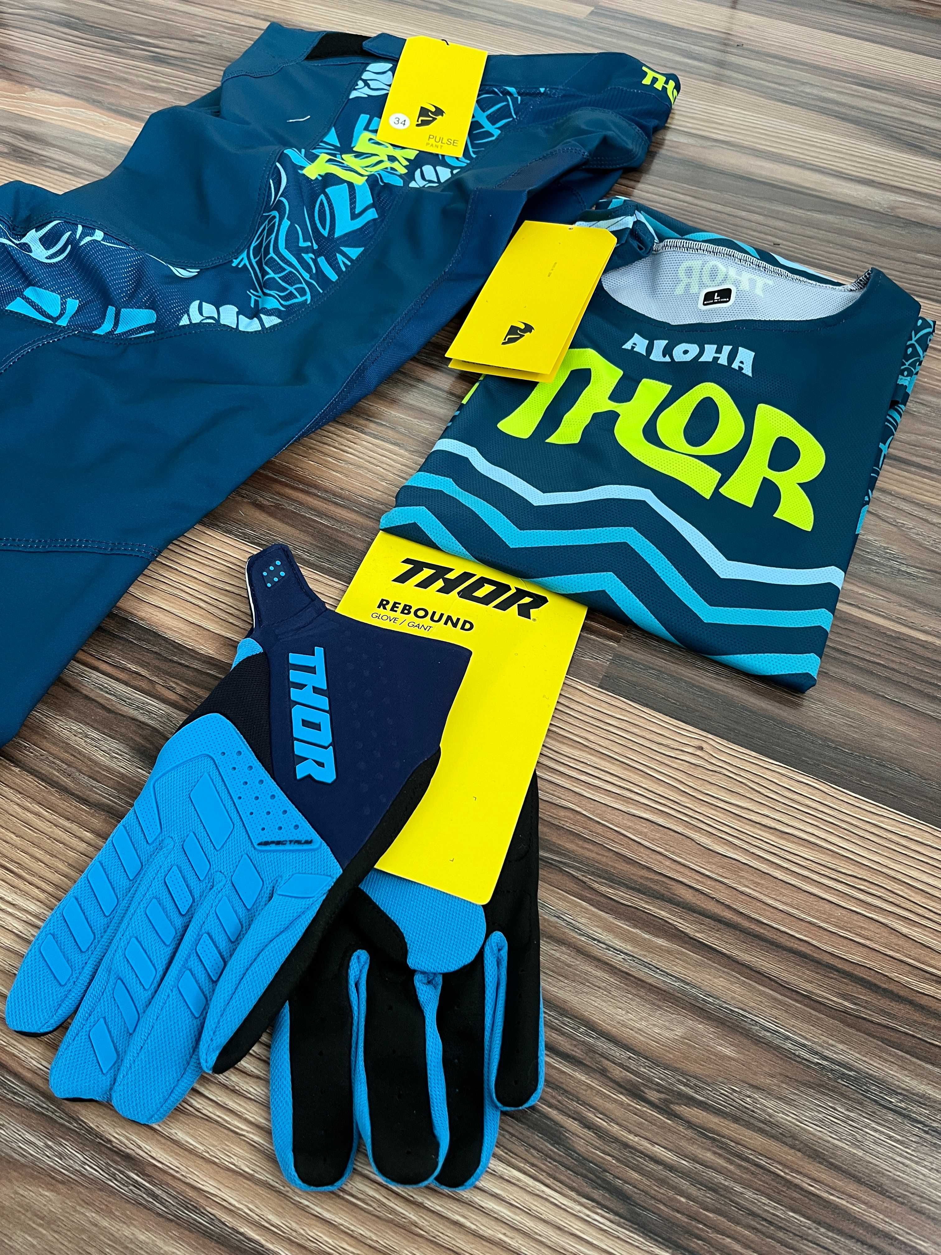 Strój Thor Prime mx (Aloha Blue)(cross,quad,enduro,mtb,dh)