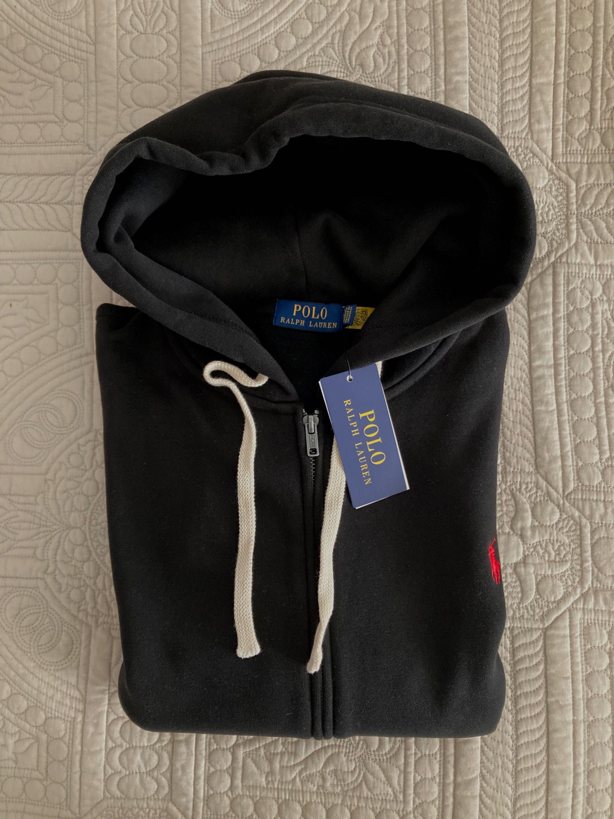 Polo Ralph Lauren // Black Sweat Shirt Hoodie - Size M