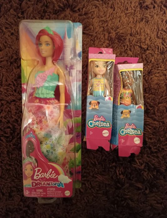 Nowe lalki Barbie zestaw