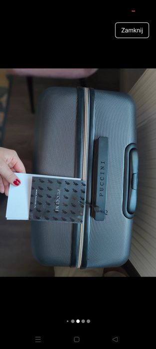 Duża walizka Puccini antracyt