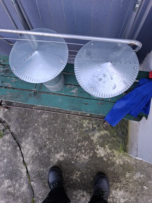 Daszek odpowietrzający do komina blacha