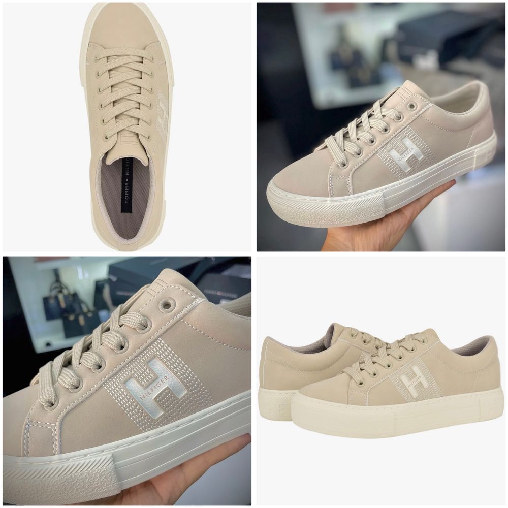 Жіночі бежеві кеди кросівки 37,38,39 розмір Tommy Hilfiger