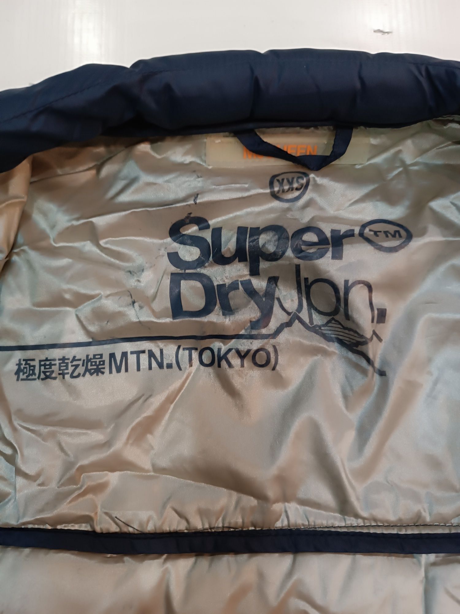 Superdry pikowana kurtka roz,xxs/32/4 ocieplana pikowana wiatrówka