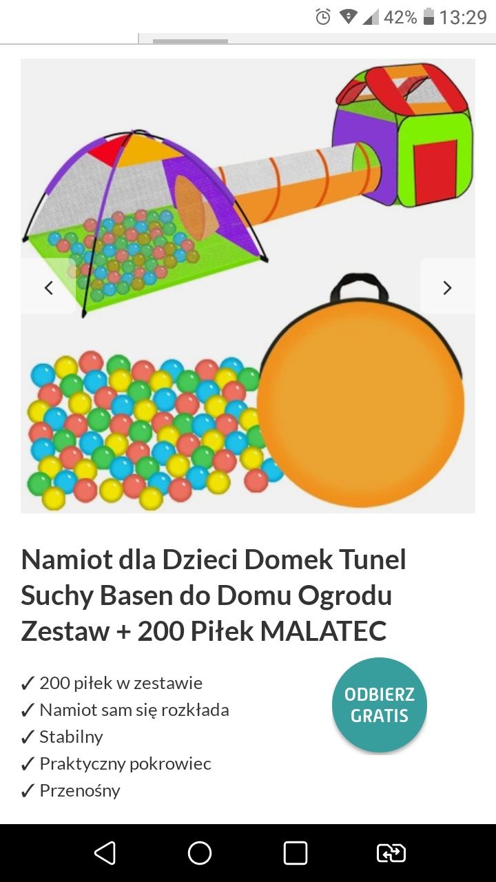 Tunel domek namiot