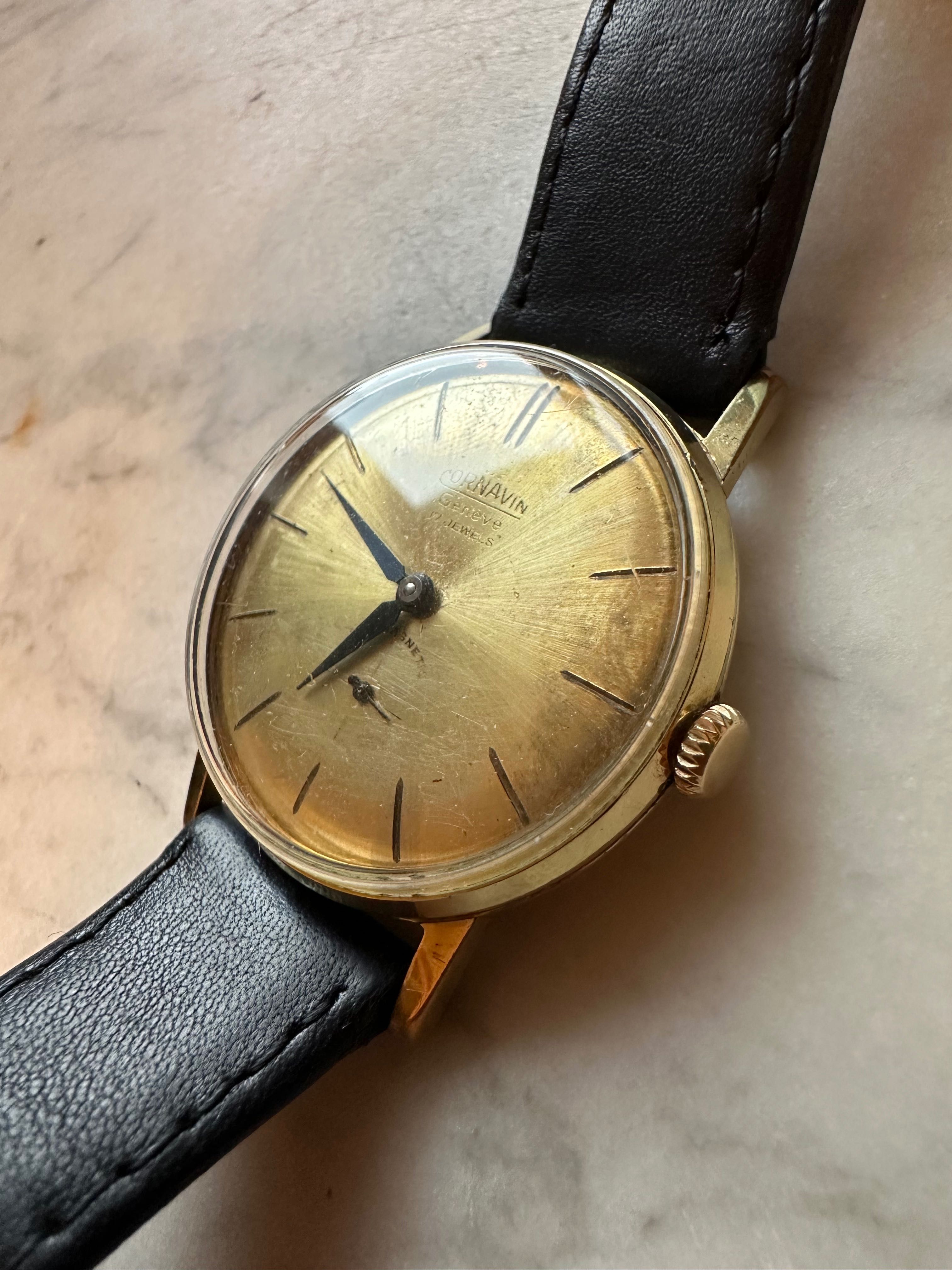 Zegarek męski Cornavin, mechaniczny, Swiss made, 17 kamieni