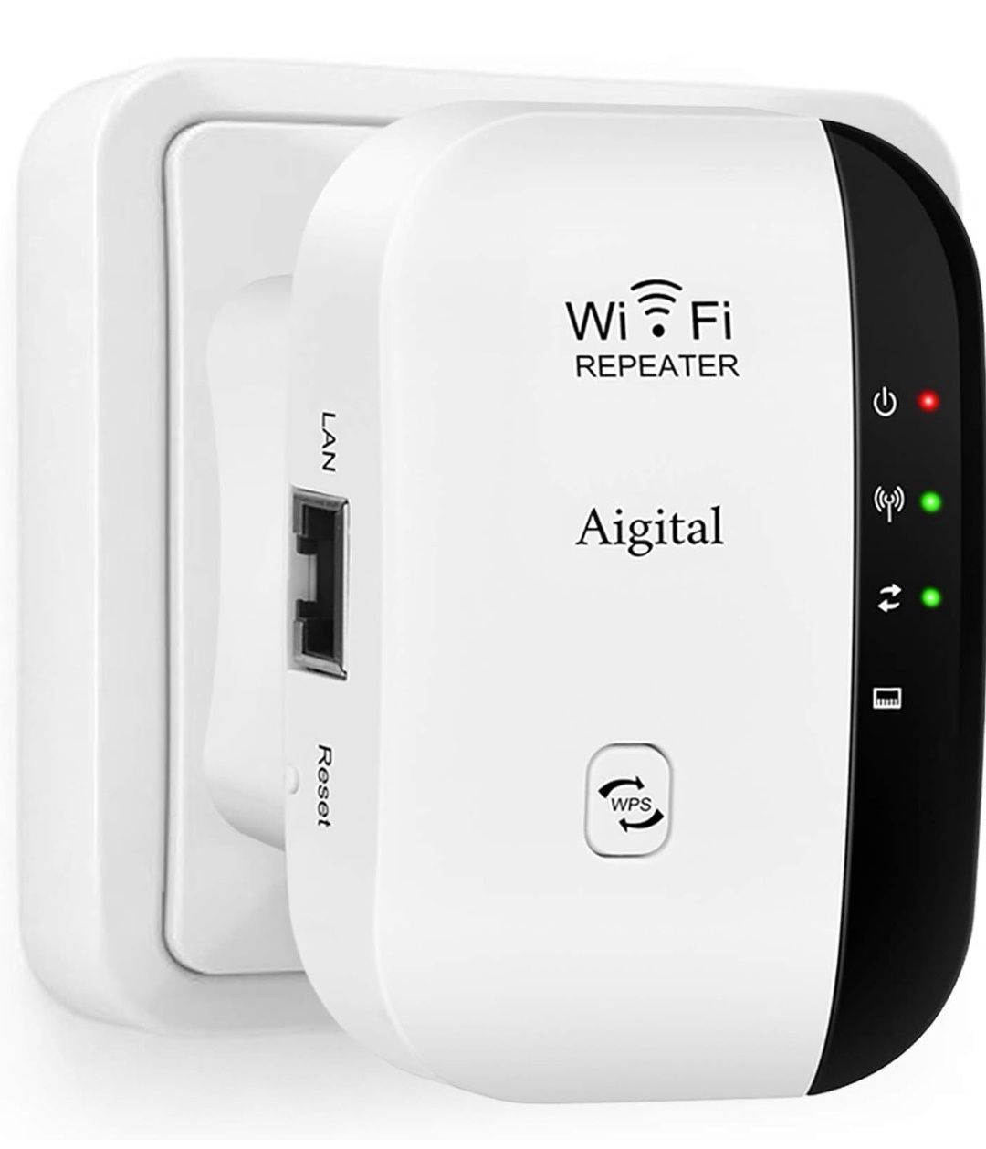 Aigital Wzmacniacz sygnału Wi-Fi – Repeater 300 Mbit/s