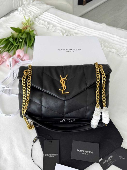 Жіноча сумка Yves Saint Laurent Puffer Black Premium