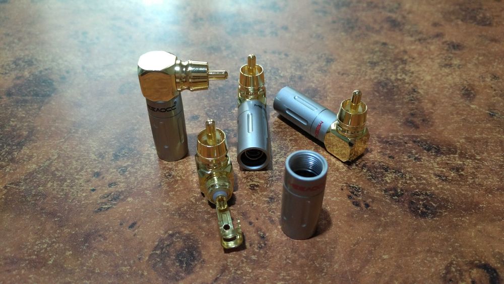 RCA прямые, угловые, штаны, феритовый фильтр TDK 7 мм, MOGAMI W2534