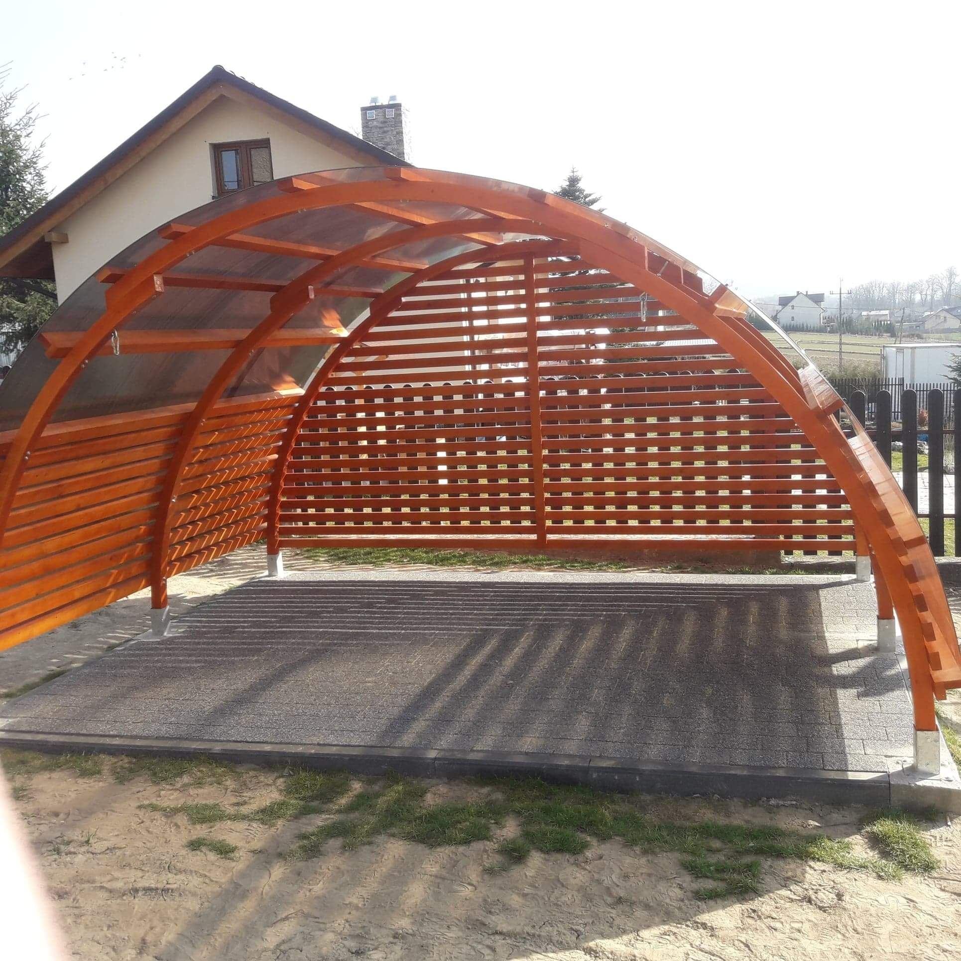 DREWUTNIA, Zadaszenie,Altana