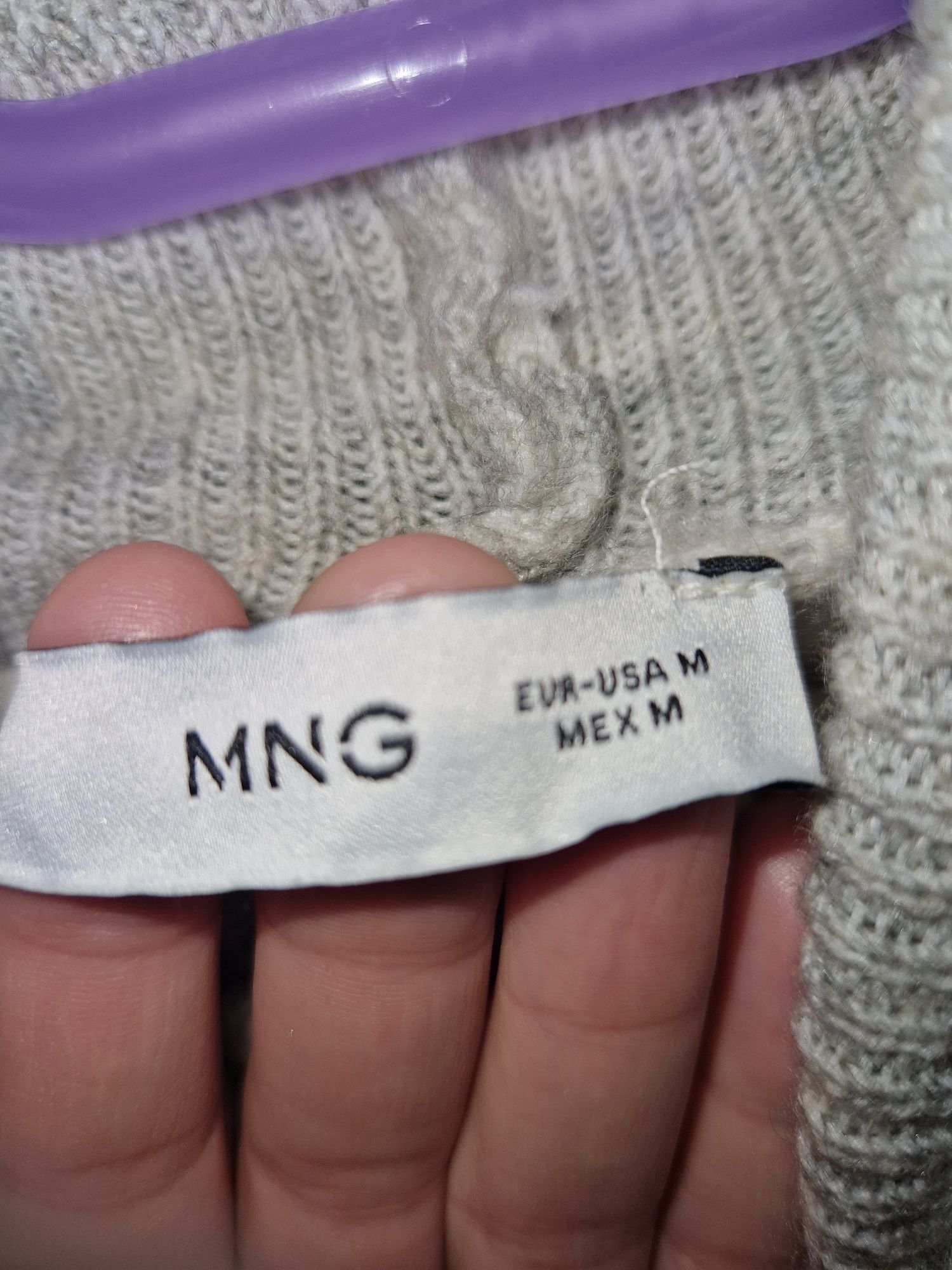 NOWY sweter damski Mango r. 38 M beżowy oversize