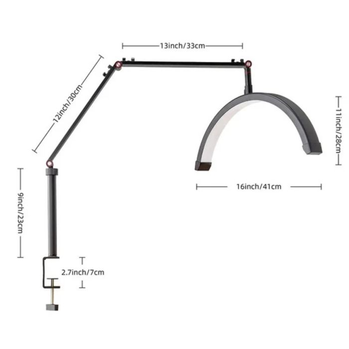 Настільна лампа-півмісяць, лампа Luna