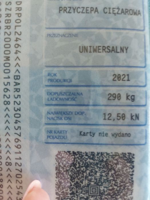 Przyczepka kempingową mini