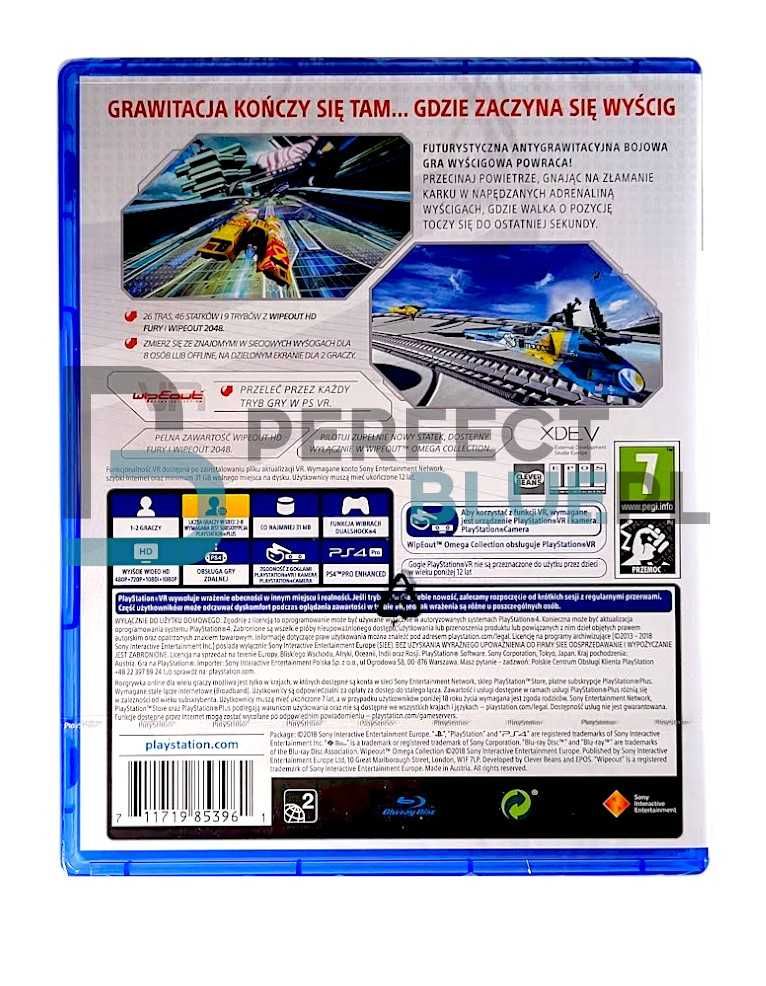 WipeOut Omega Collection / Gra PS4 / Playstation VR / Sklep / CH Land