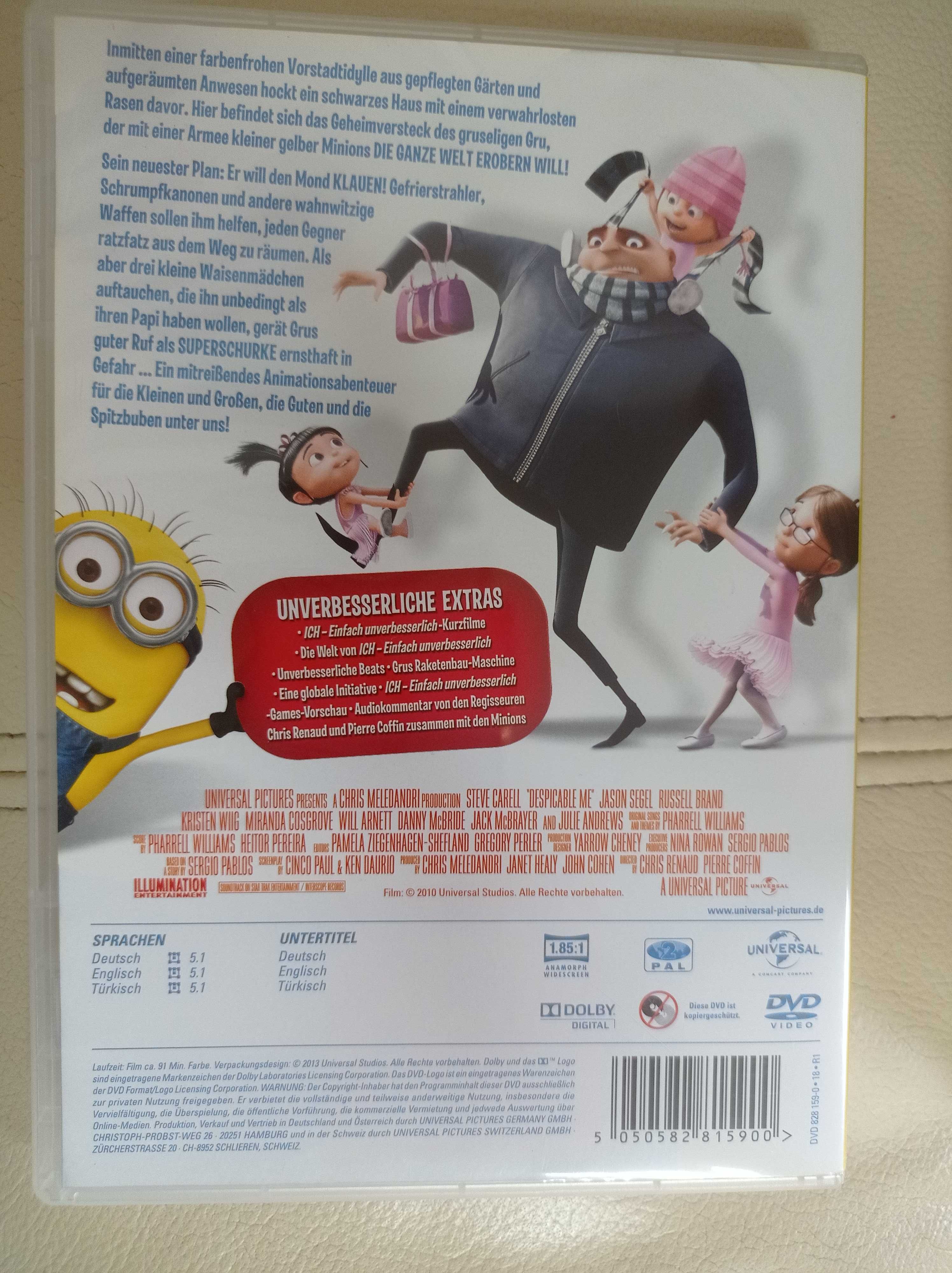 Bajka Minionki na płycie CD