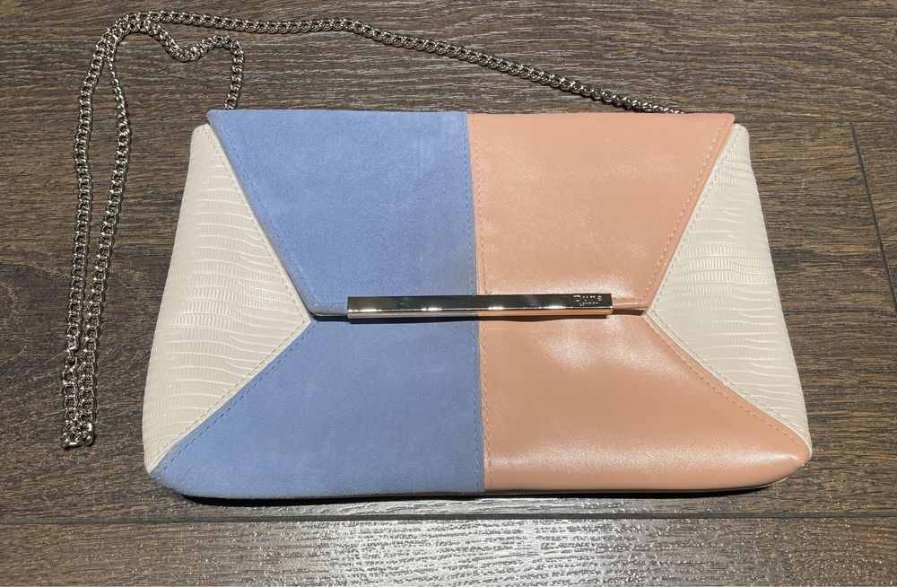 Torebka damska kopertówka Dune London skóra naturalna