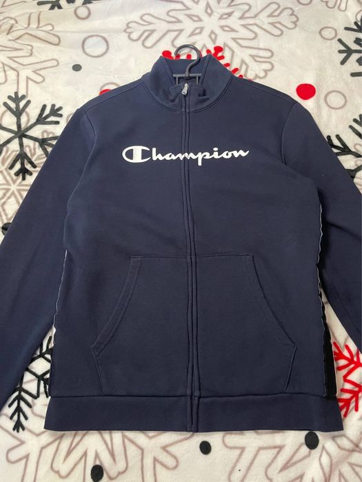 Спортивна кофта на блискавці з логотипом Champion.