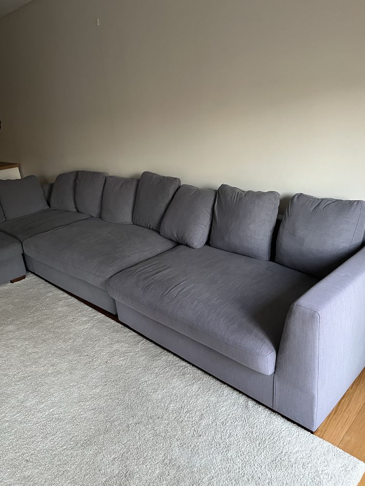 Sofa cinza praticamente novo