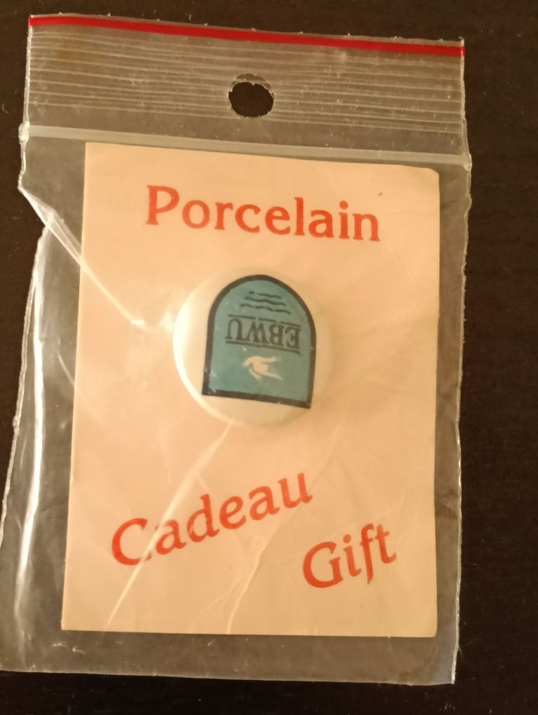 PIN colecionável,na embalagem
