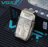 Электробритва vgr v-336 с тройной головкой и LED-дисплеем, для бритья.