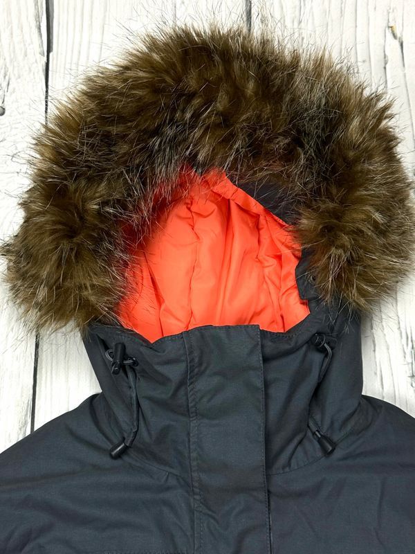 Kari Traa Gruba Kurtka Parka Zimowa Puchowa Damska Logowana r. M