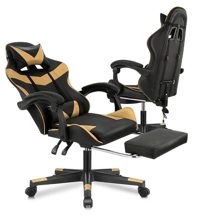 Fotel gamingowy biurowy obrotowy kubełkowy krzesło biurko mocne do 150