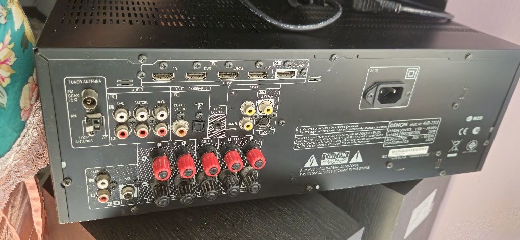 Amplituner Denon + zestaw Wharfedale