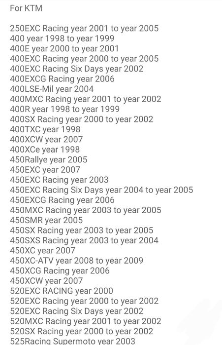 Обгонна муфта стартера КТМ 250 400 450 520 525 540 620 640 58440026000