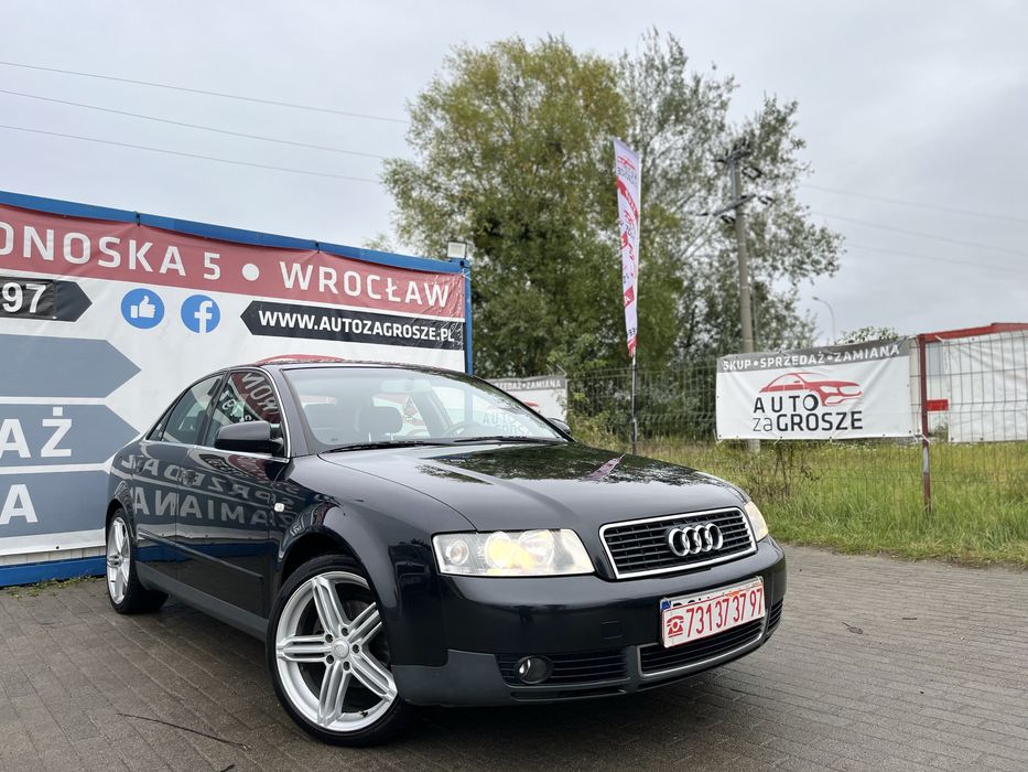 Audi A4B6 2.0 Benzyna//Długie opłaty//Alufelgi//HAK//Zadbany//Zamiana