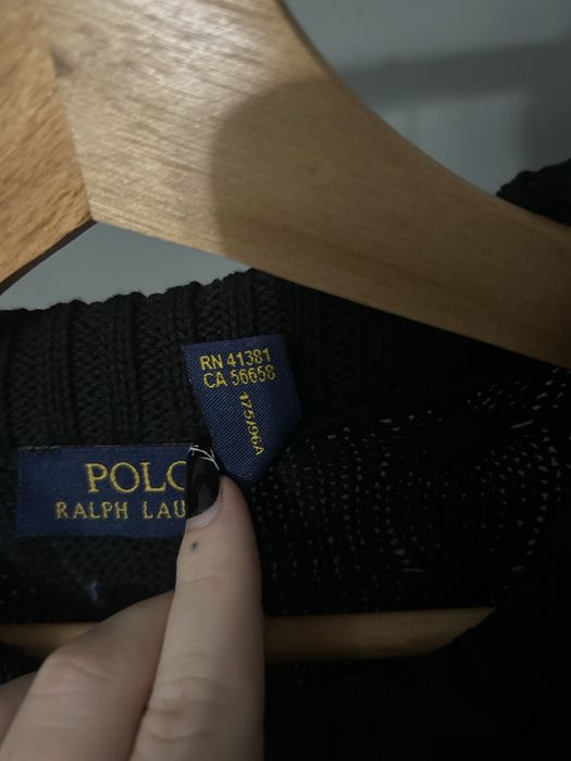 Ralph Lauren sweter warkocz