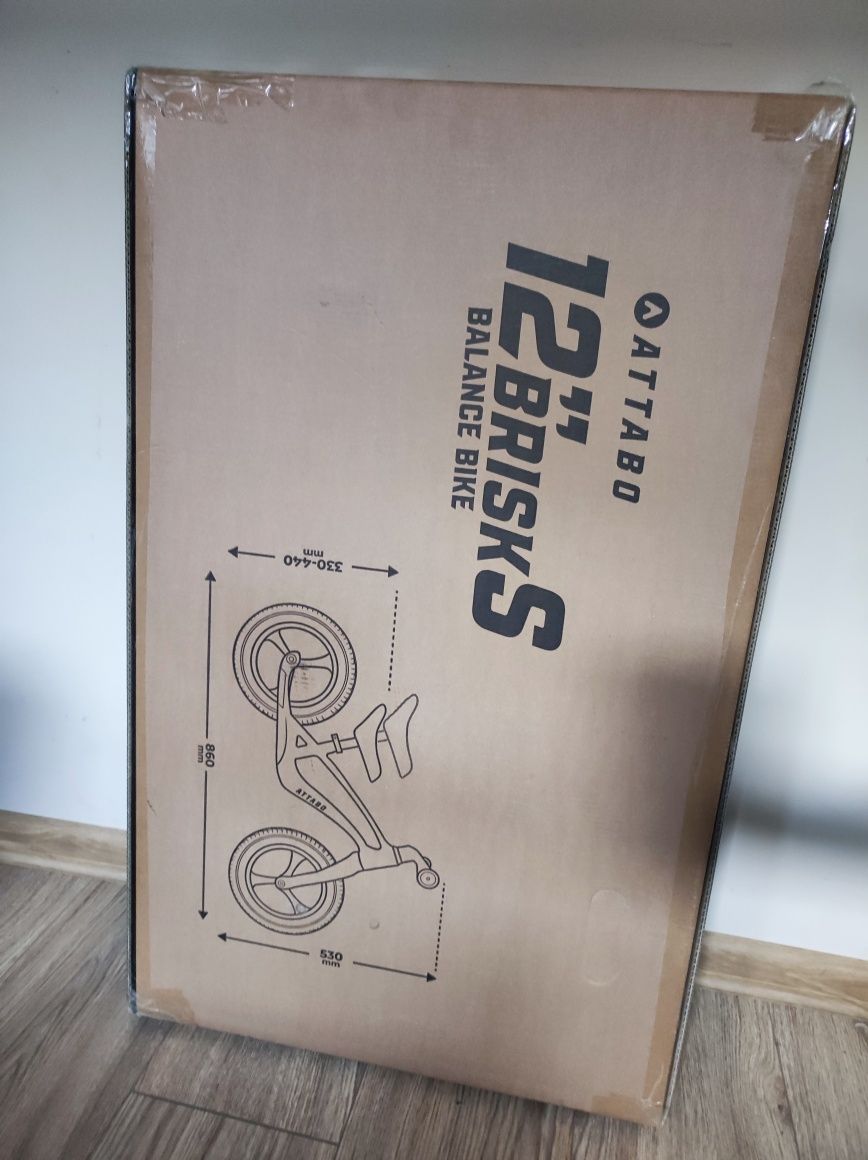 NOWY rowerek biegowy ATTABO Brisk S 12"