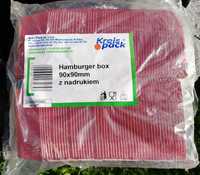 Hamburger box 100 szt 90x90 Kreis Pack