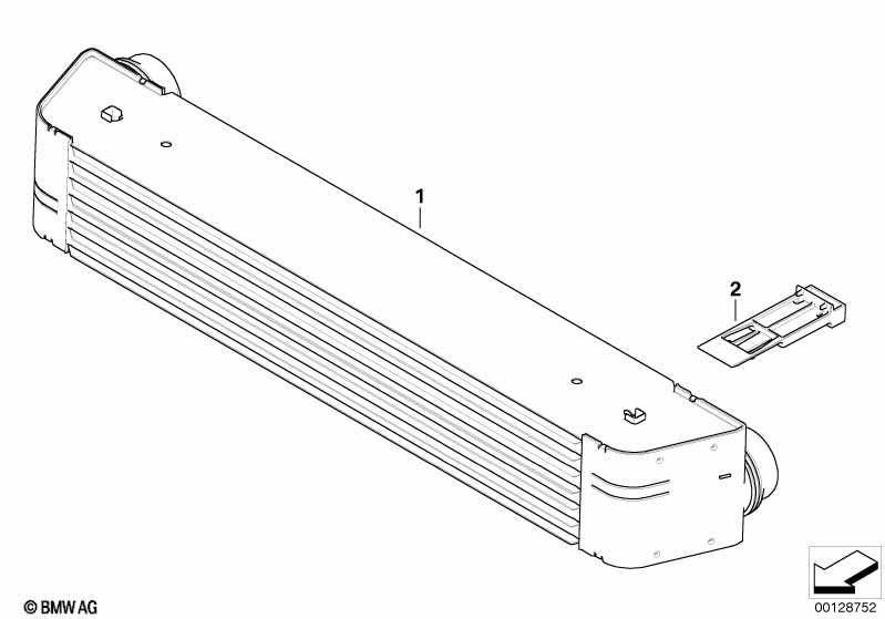 Chłodnica powietrza intercooler BMW Seria: 5' Seria: 7' nr. mag 1/388
