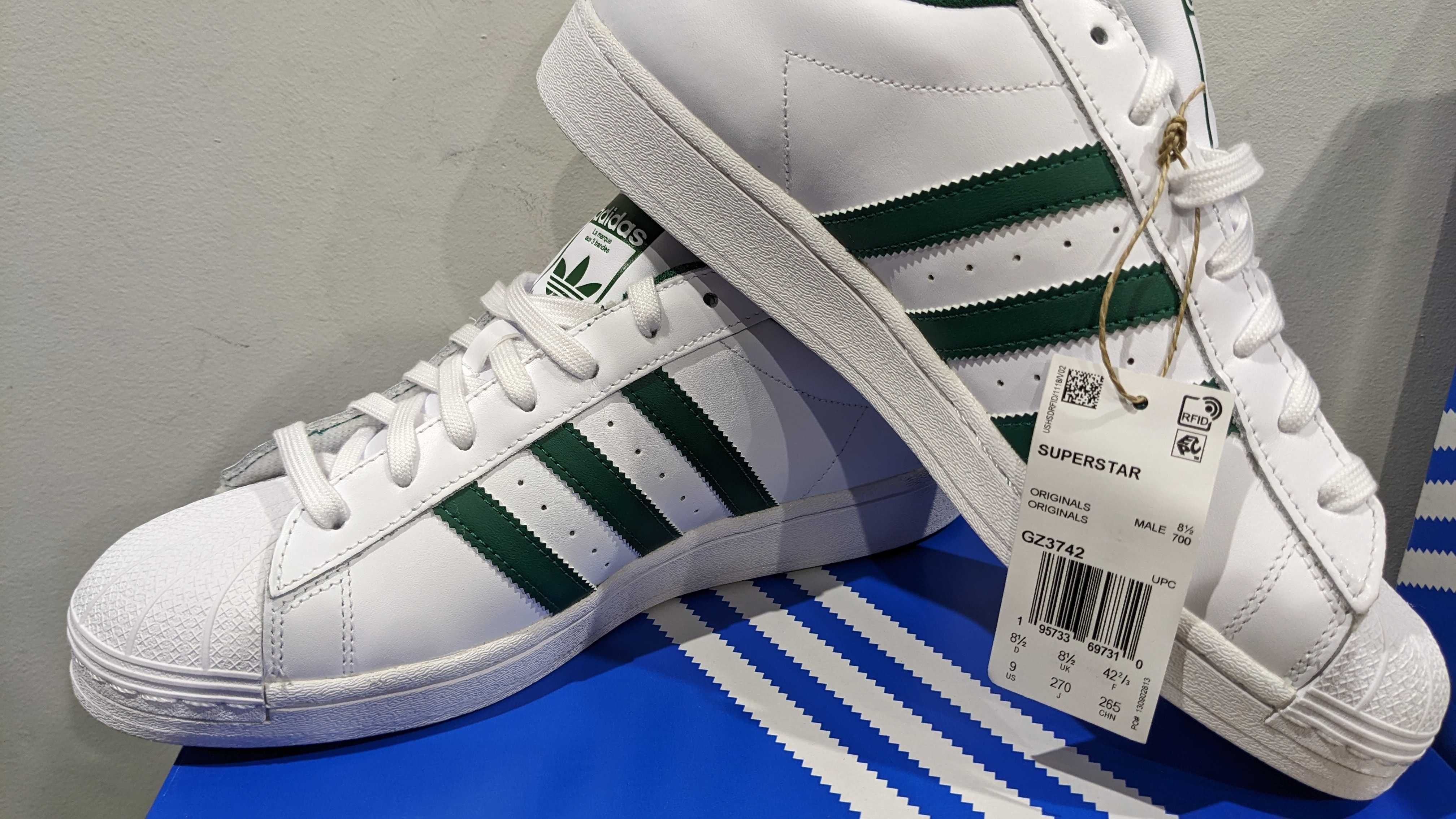 Кроссовки adidas Superstar GZ3742  Натуральна гладка шкіра Оригинал