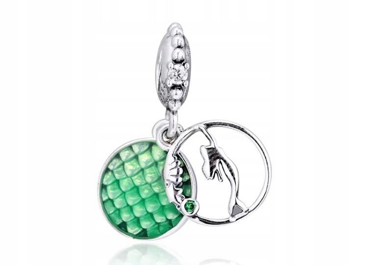 charms do pandora srebro s925 Disney mała syrenka ariel syrena