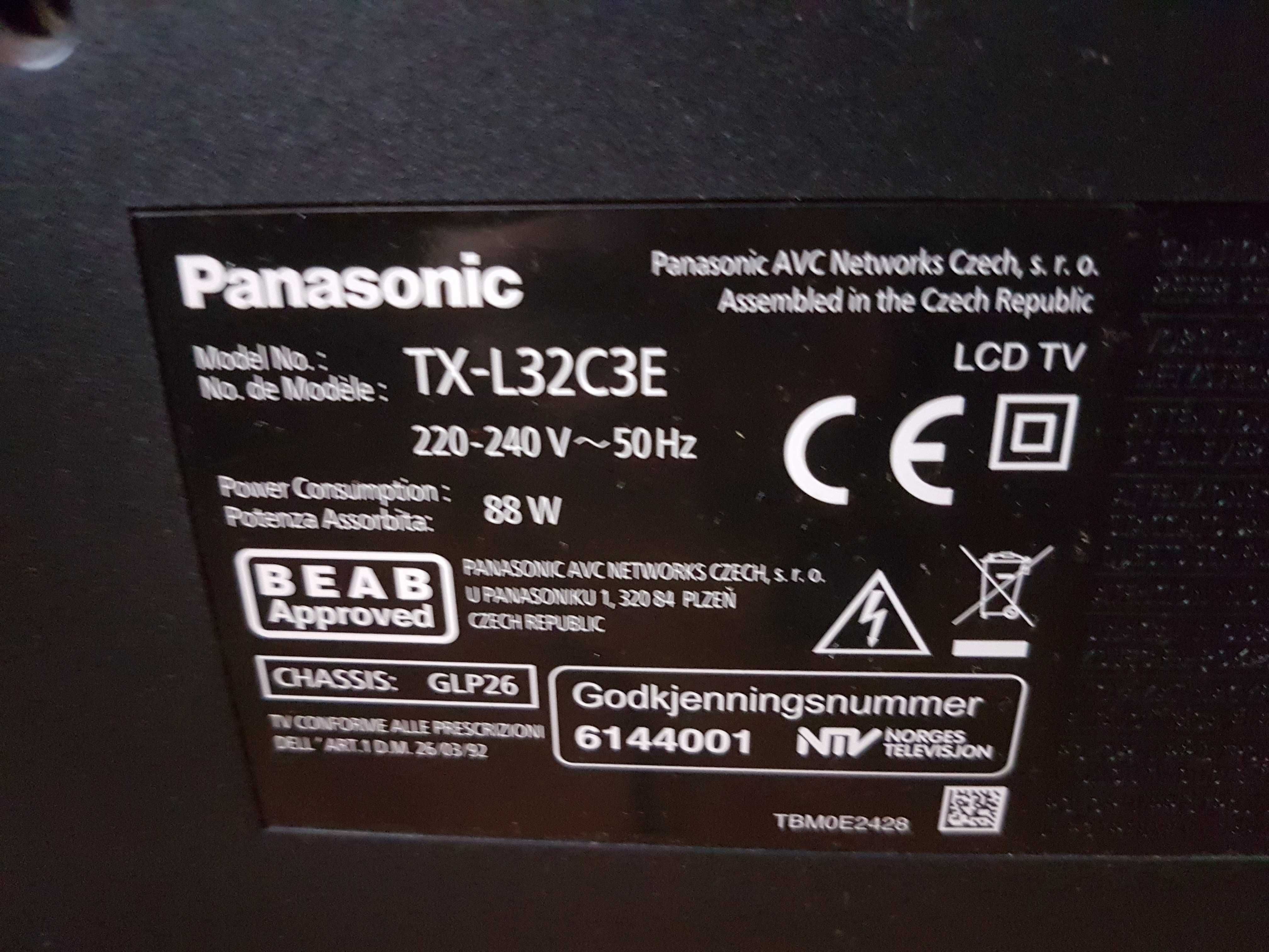 Tv Panasonic 32 cale sprawny + pilot możliwa wysyłka