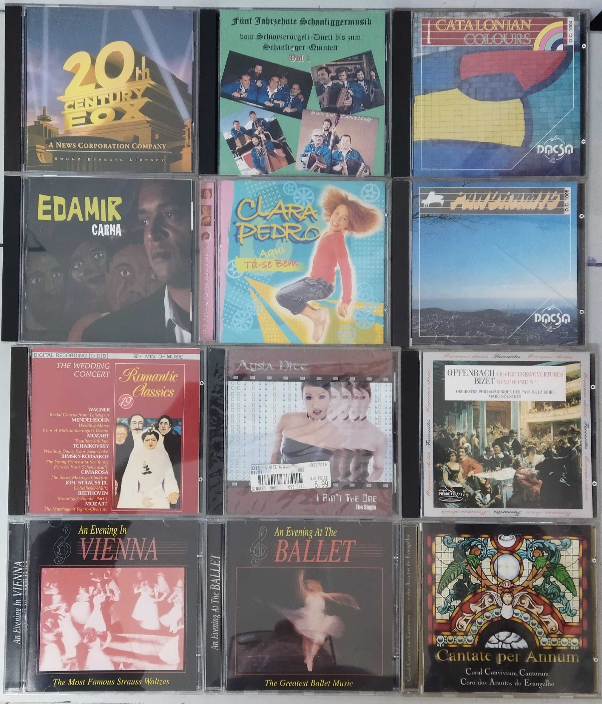 Lote Composto por 96 CDs Originais, musica variada