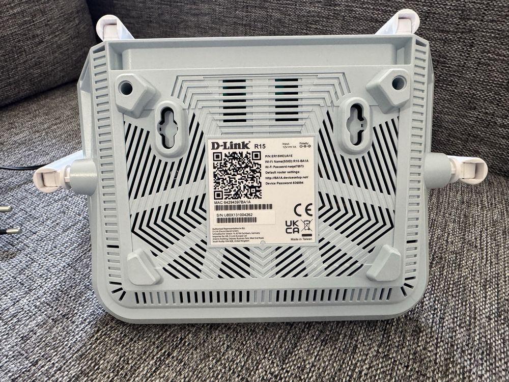 Wifi 6 роутер D-link Eagle pro Al, AX1500 Smart Router R15