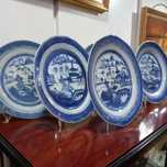 8 pratos de Cantão com 22.5 cm de diâmetro  .Cada par 120 Euros