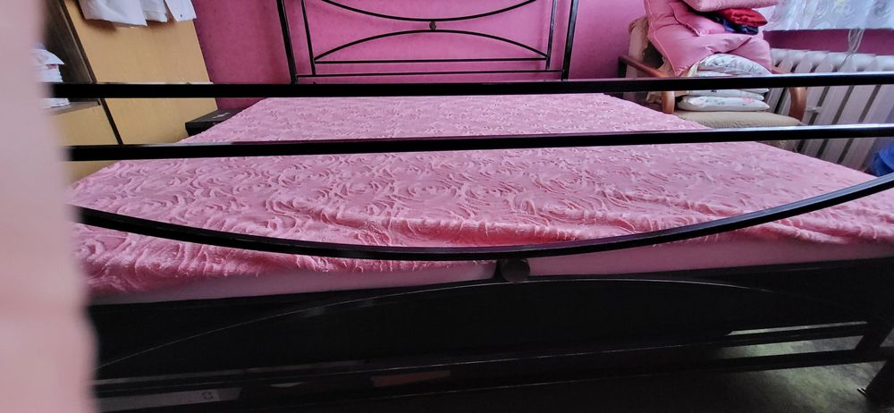 Łóżko metalowe rama kuta