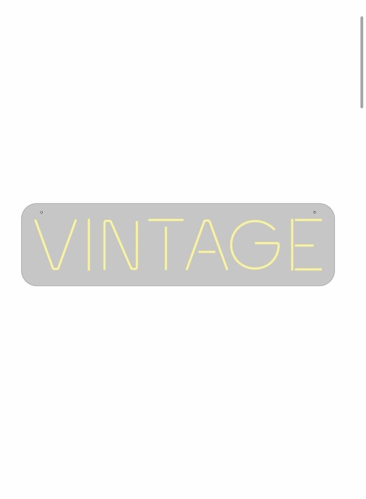 Napis led vintage „neon” do sklepu wystawa szyld witryna reklama