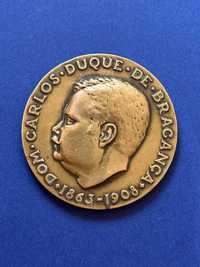 Dom Carlos Duque de Bragança 1863:1908 "DEPOIS DE VÓS, NÓS" medalha