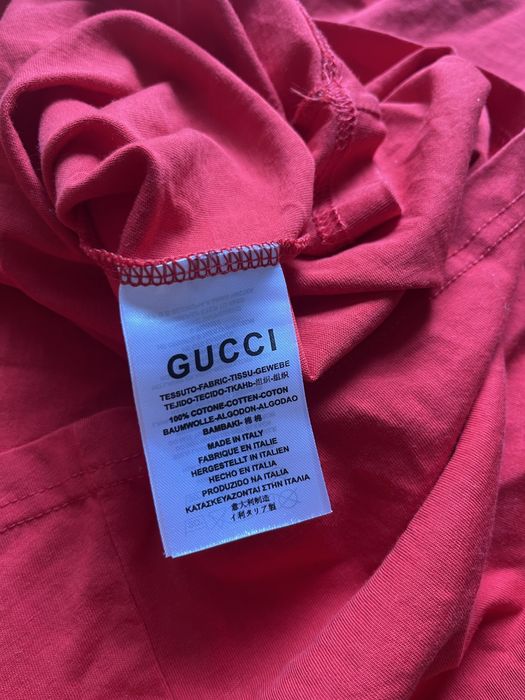 Tshirt Gucci czerwony S
