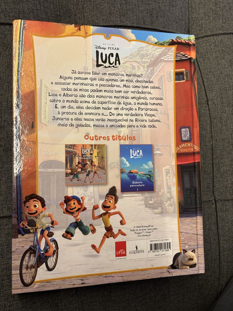 Luca - O Livro do Filme Disney