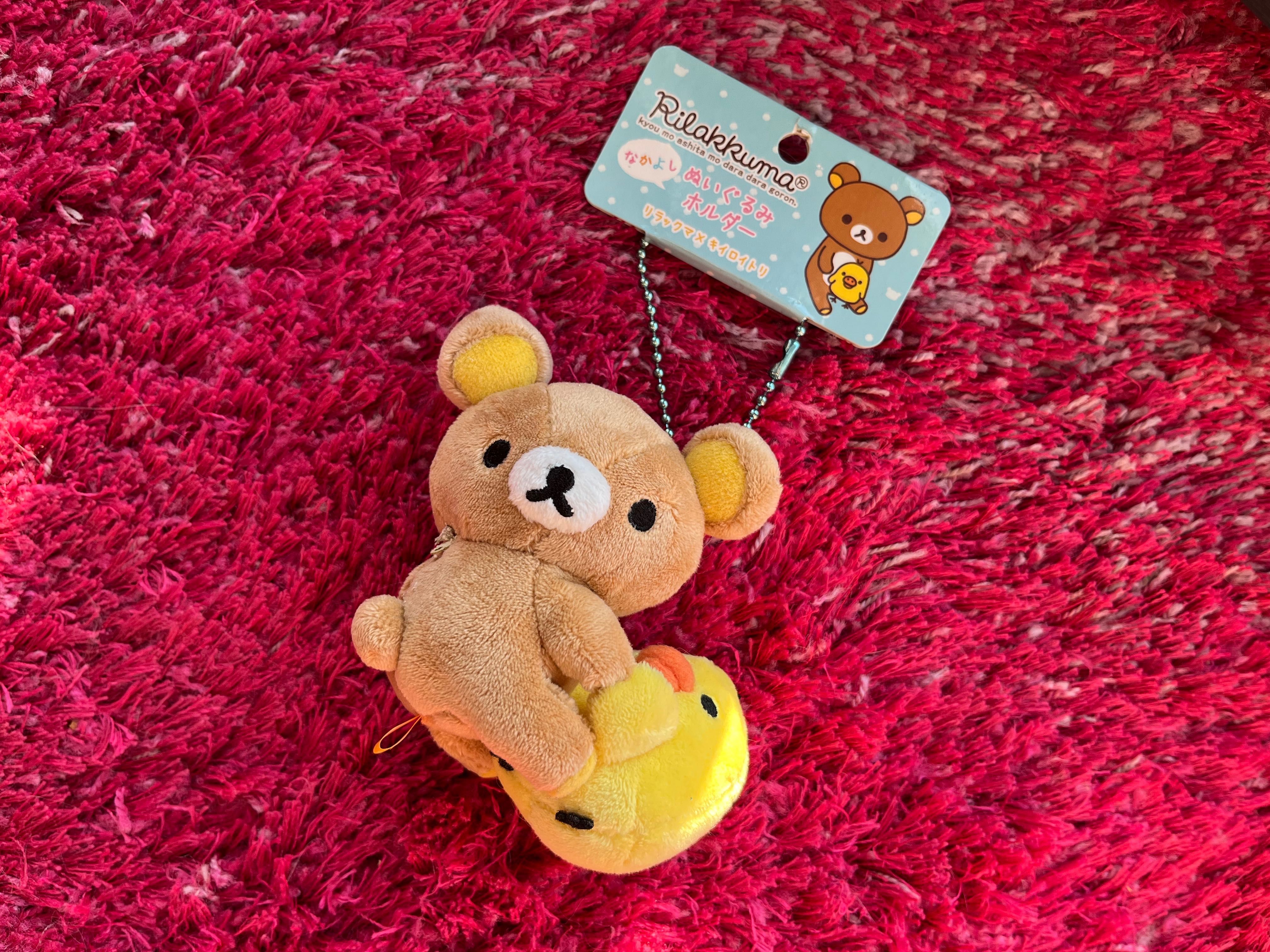 Rilakkuma Kiiroitori San-X breloczek maskotka pluszak Hello Kitty