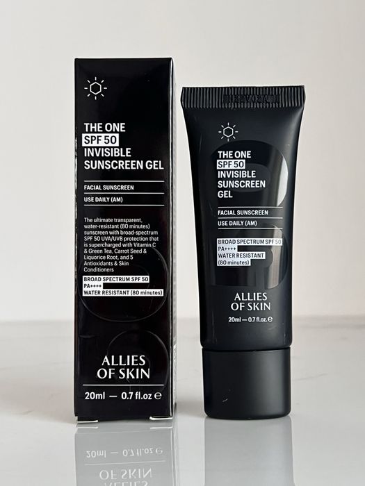 Сонцезахисний засіб крем Allies Of Skin spf 50 invisible sunscreen gel