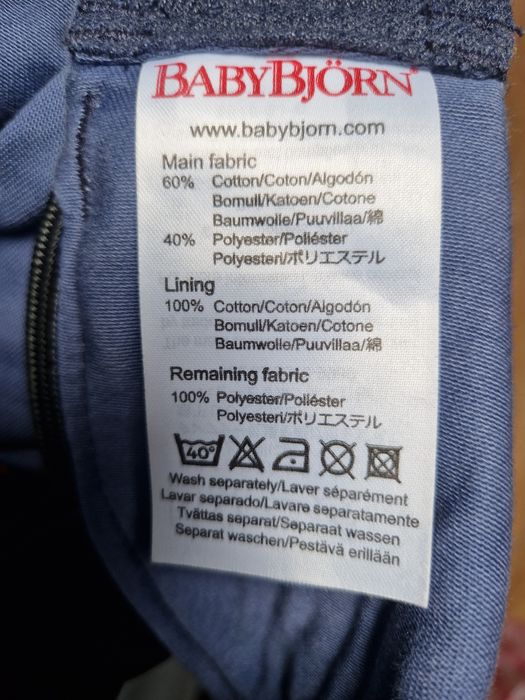 BabyBjorn nosidło nosidełko One granatowe