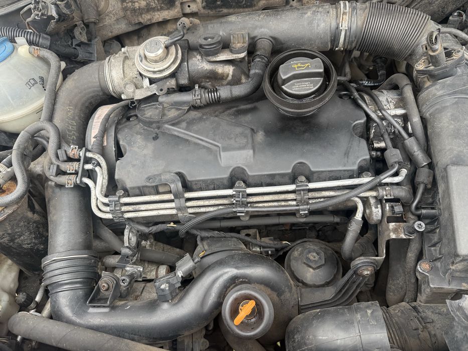 Мотор Двигун 1.9  77 kw skoda a5, vw passat b6, touran, caddy