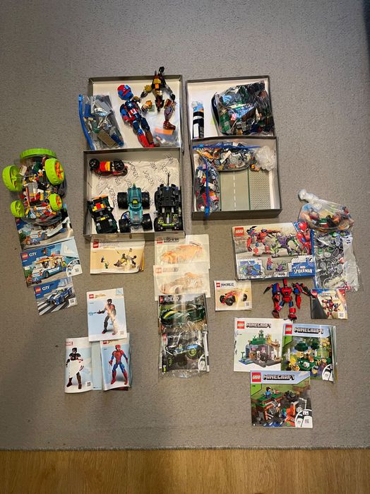 Lego Sity Minecraft Ninjago Spiderman Speed technic