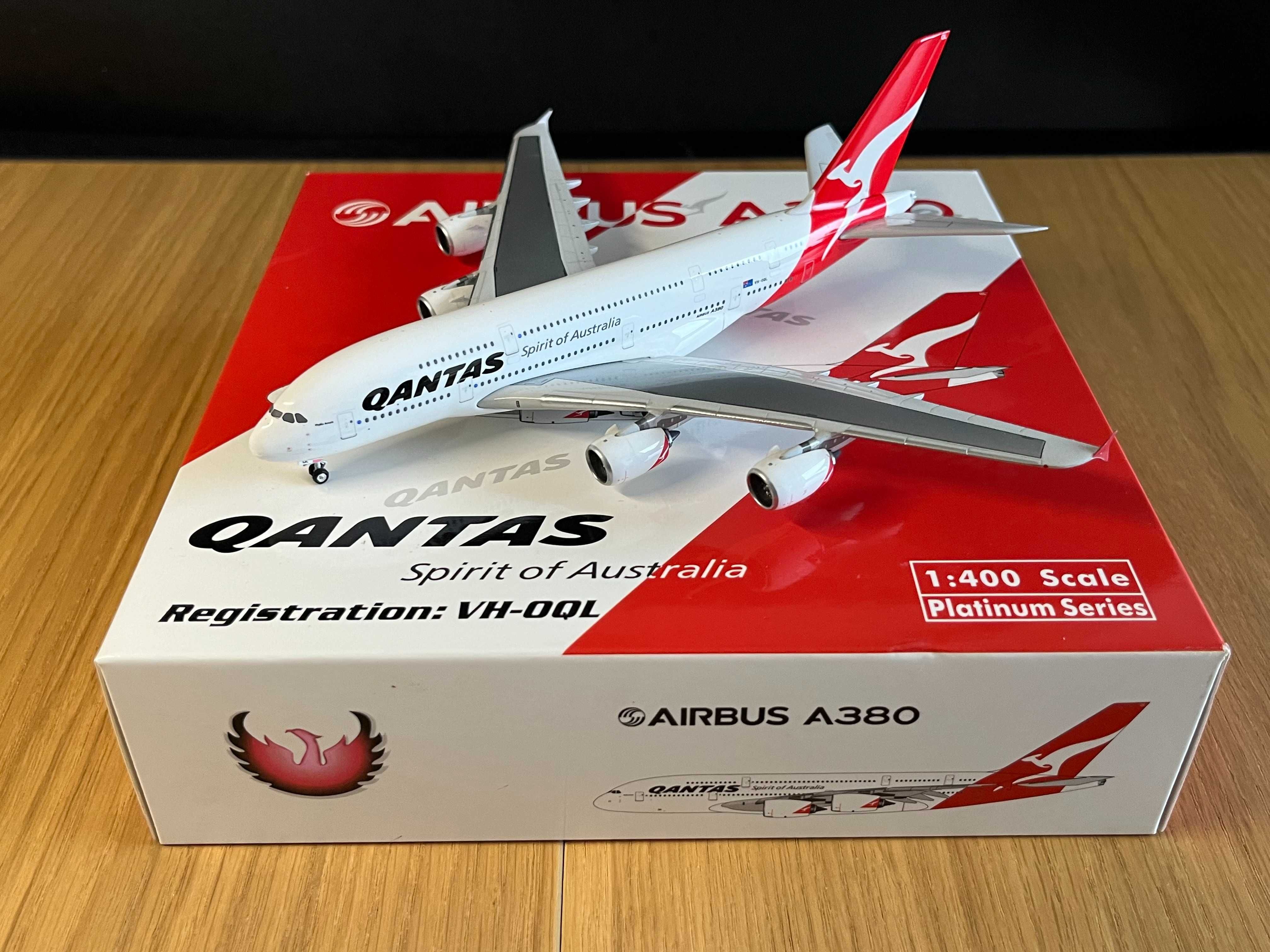 Miniatura Qantas A380