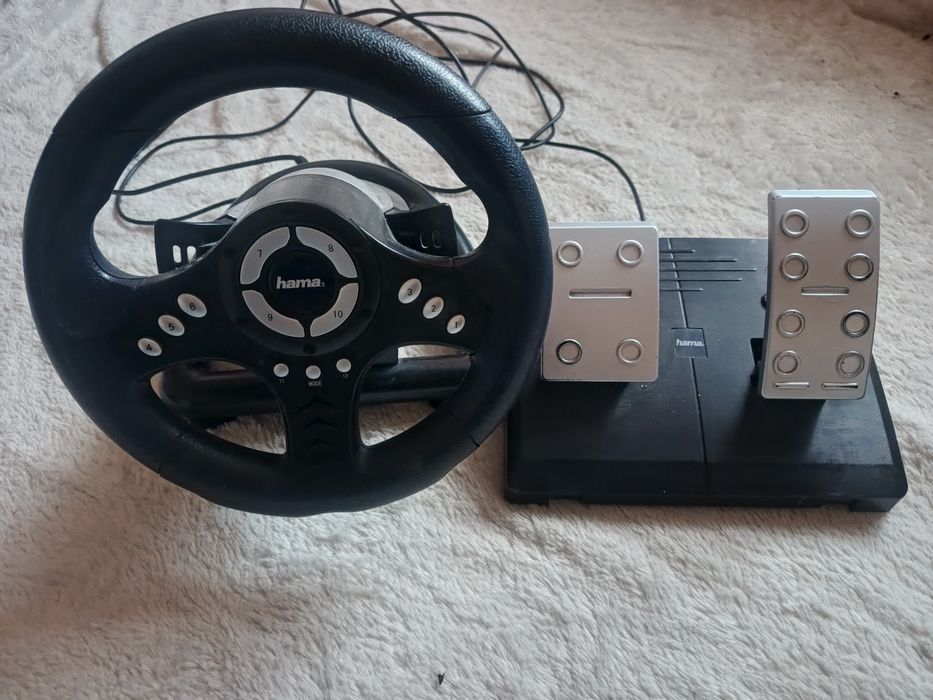 Ігрове кермо, руль hama v18 vibration
